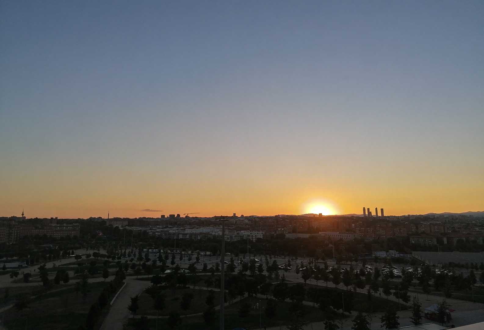 Madrid sunsets