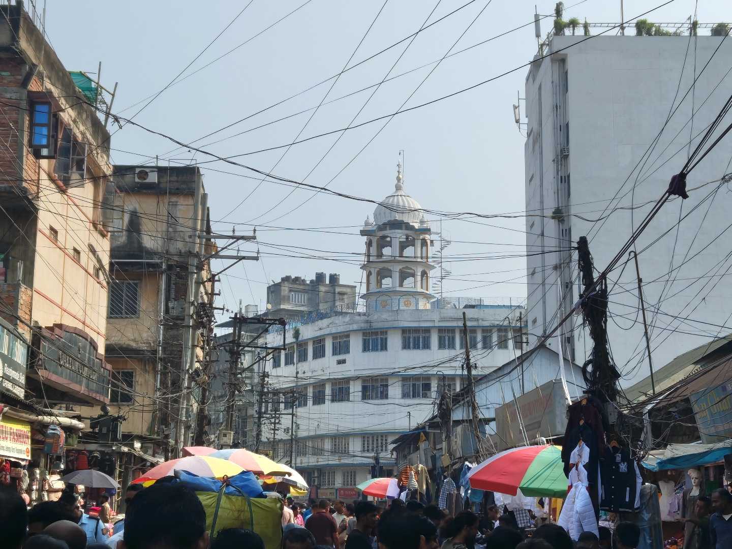 the hustle bustle of fancy bazar