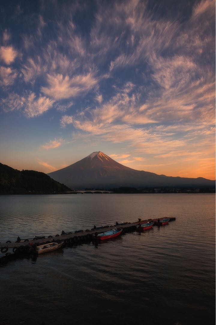 Sunset at Kawaguchiko 