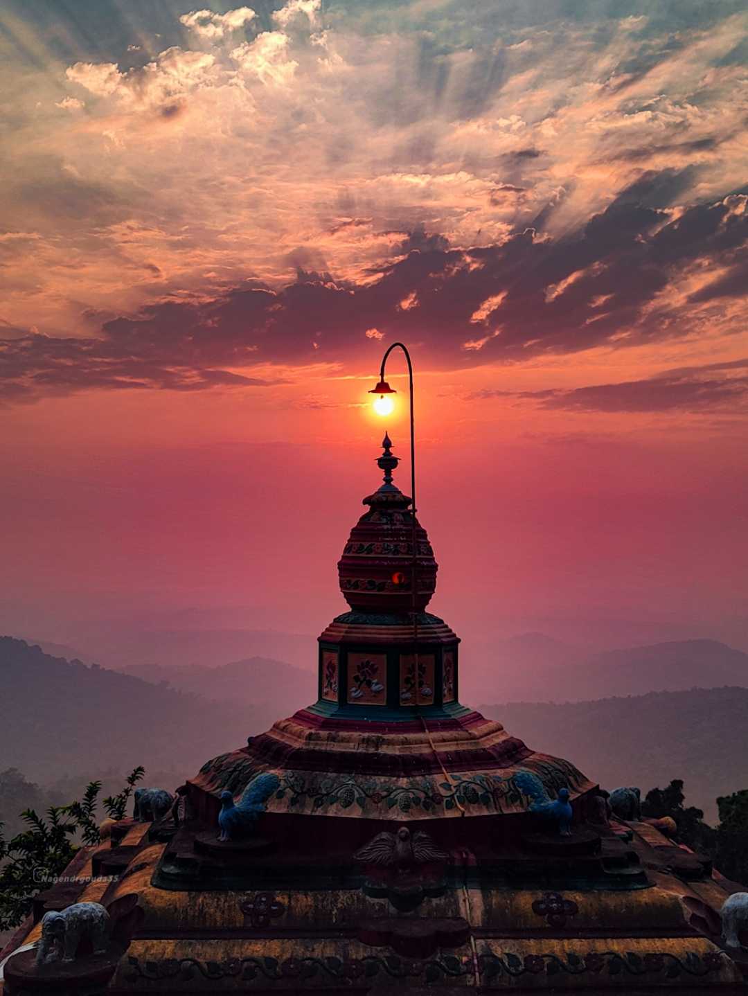 top temple view (shree karikanamma parameshwari )🙏🌷