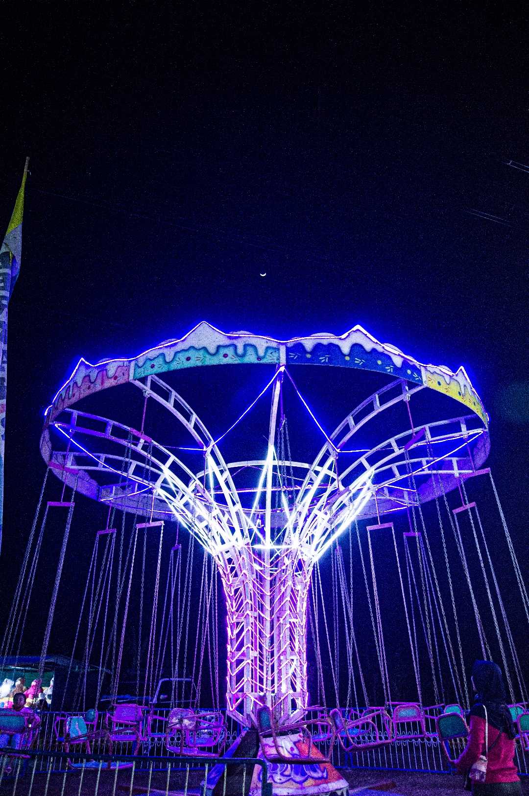 Salah satu wahana pasar malam