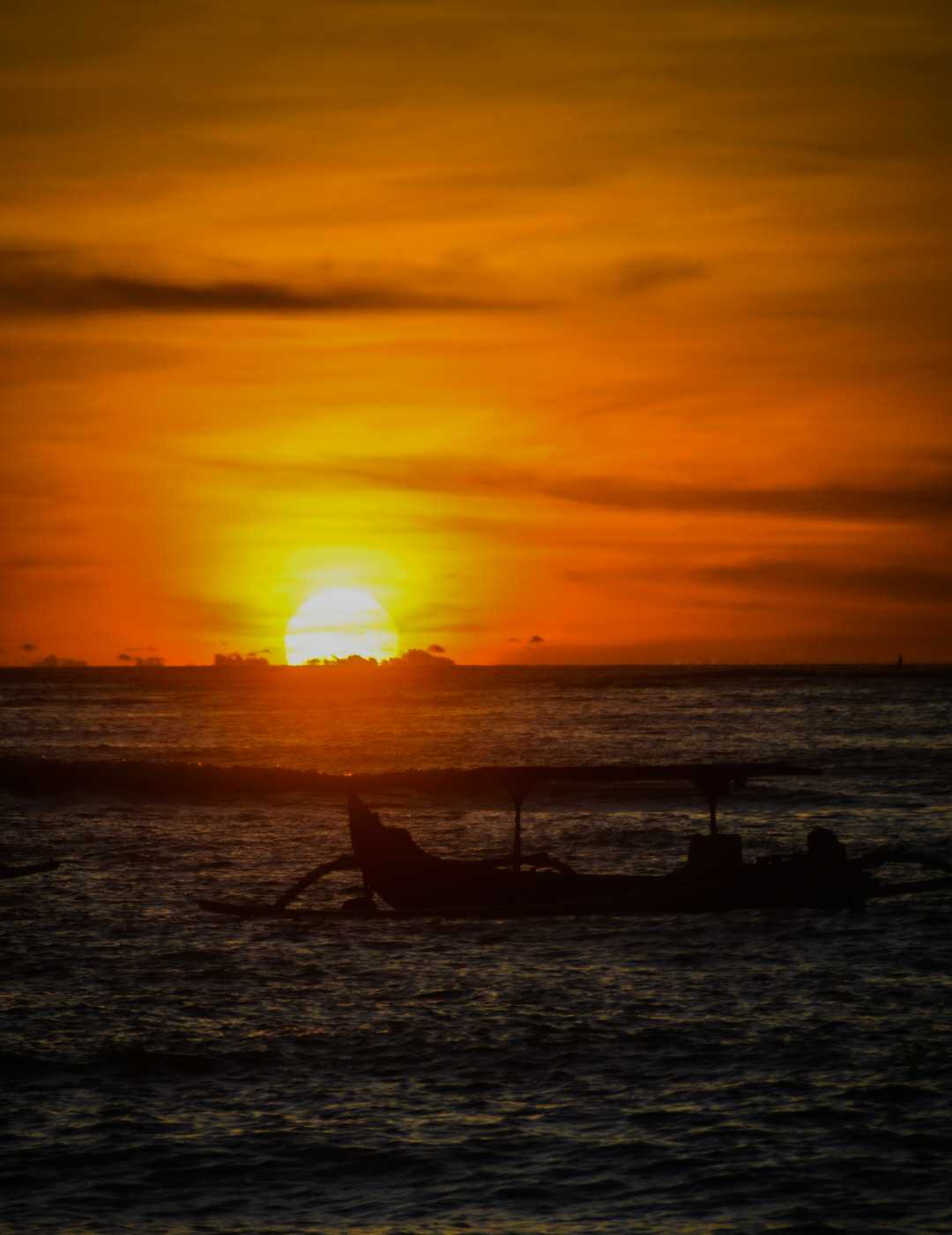 Sunset Pantai Jerman