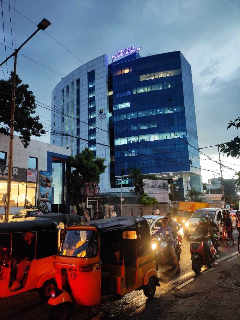 Busy chennai roads