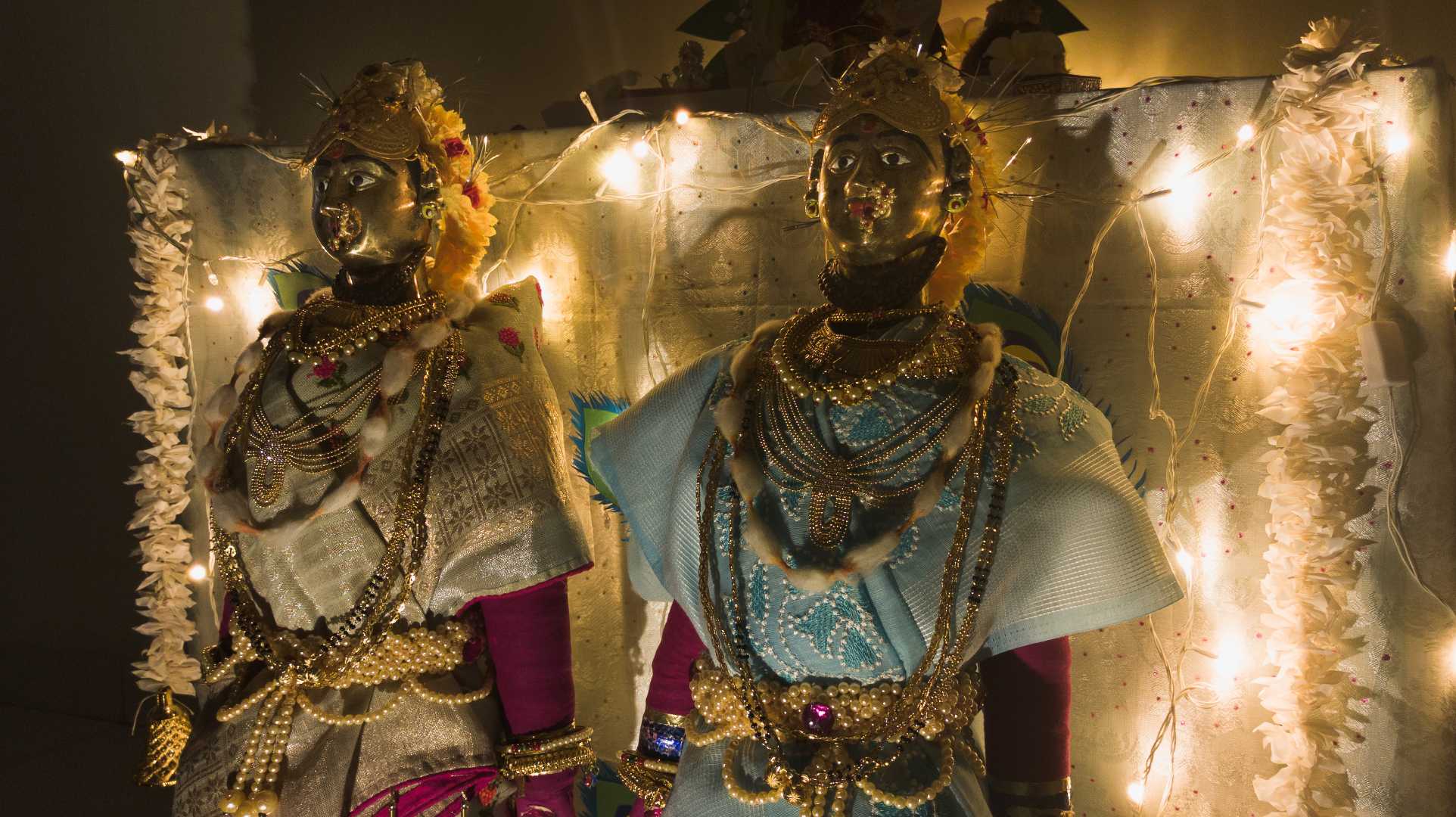 Gauri Pooja during the Ganesha Festival In pune