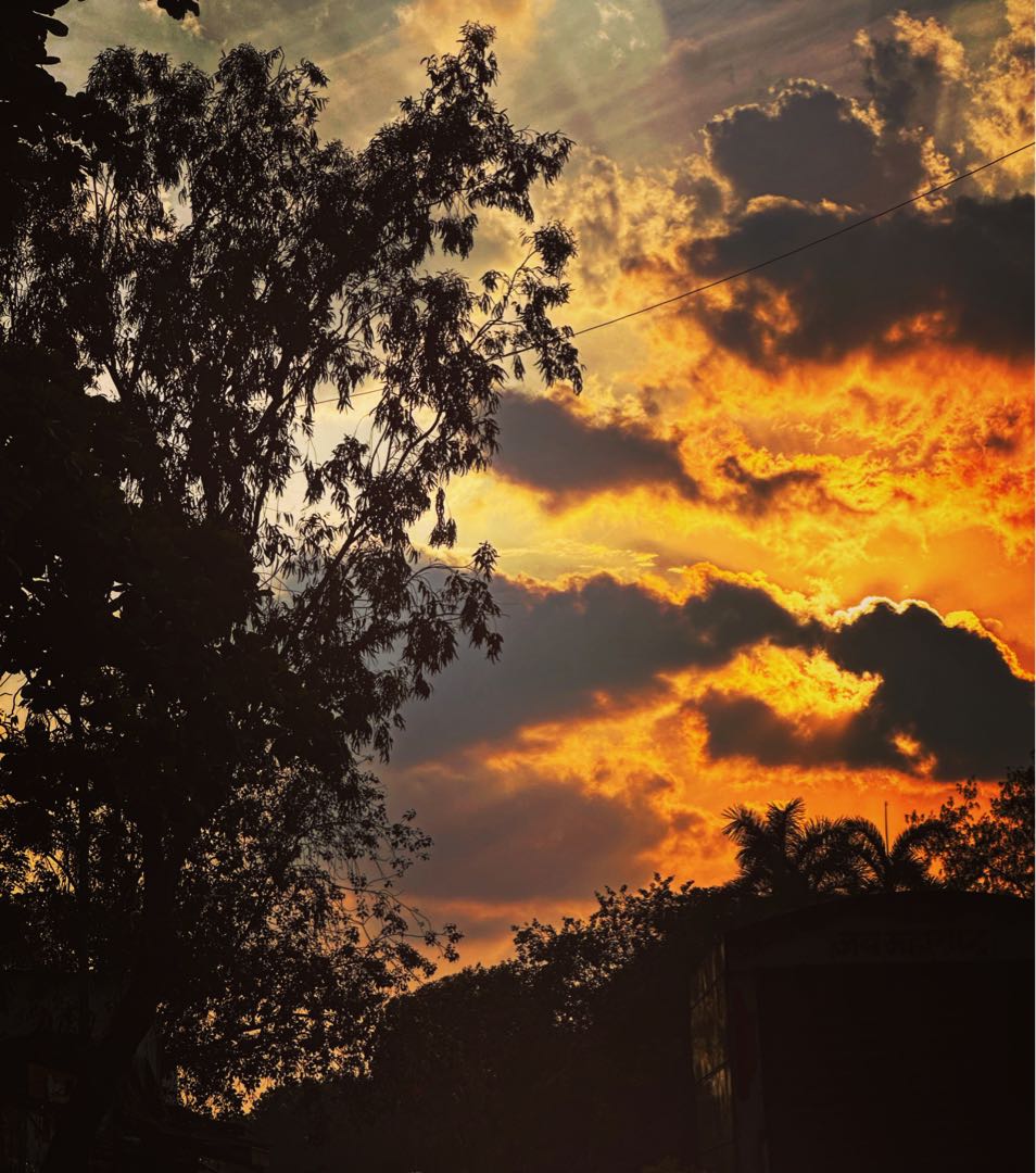 Sun is the only thing which doesn’t upset you as it leaves, it gives us a hope of rising back the next day