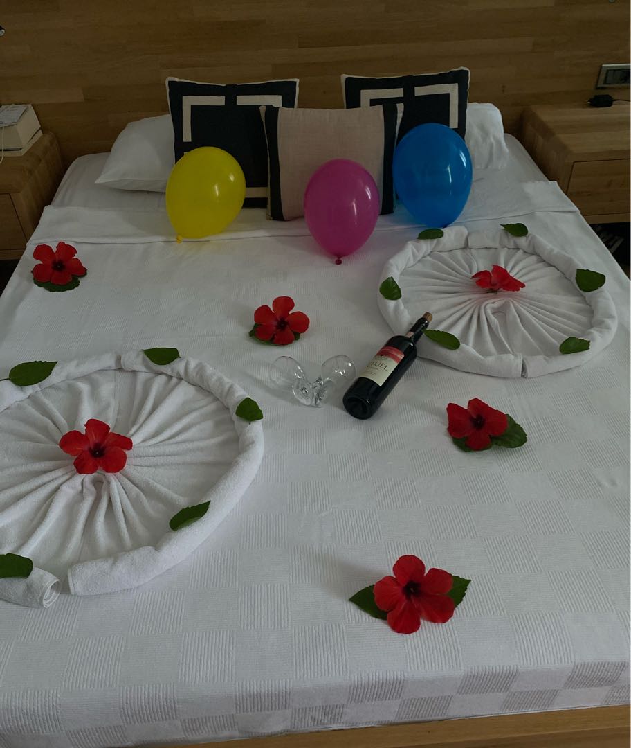 today is my birthday and my husband is very romantic