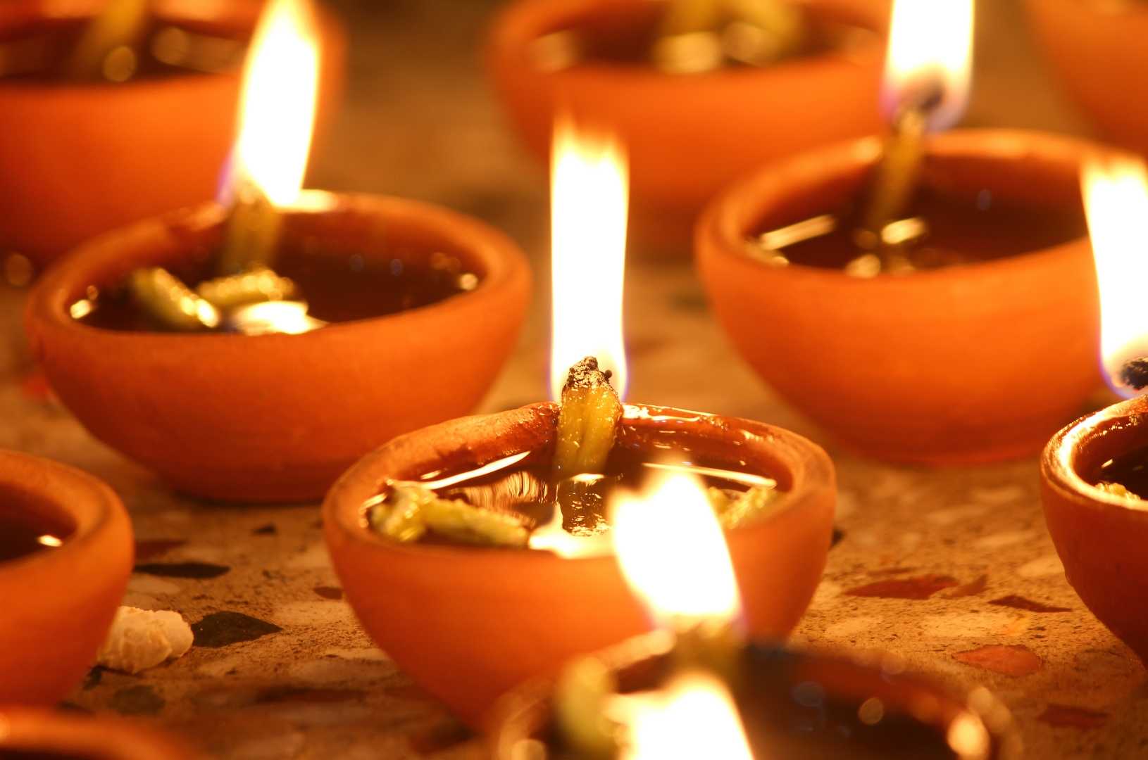 Oil Lamp lit festival celebration