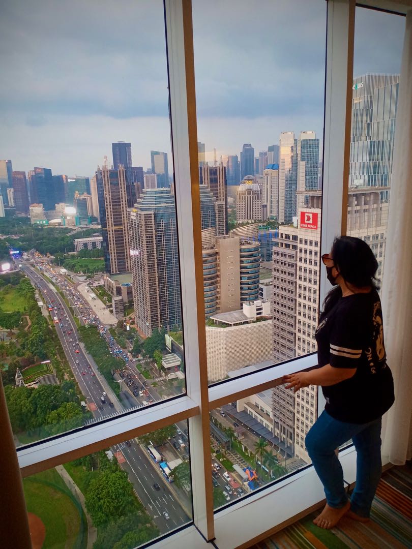 CITY VIEW from HARRIS SUITE HOTEL Sudirman , Jakarta