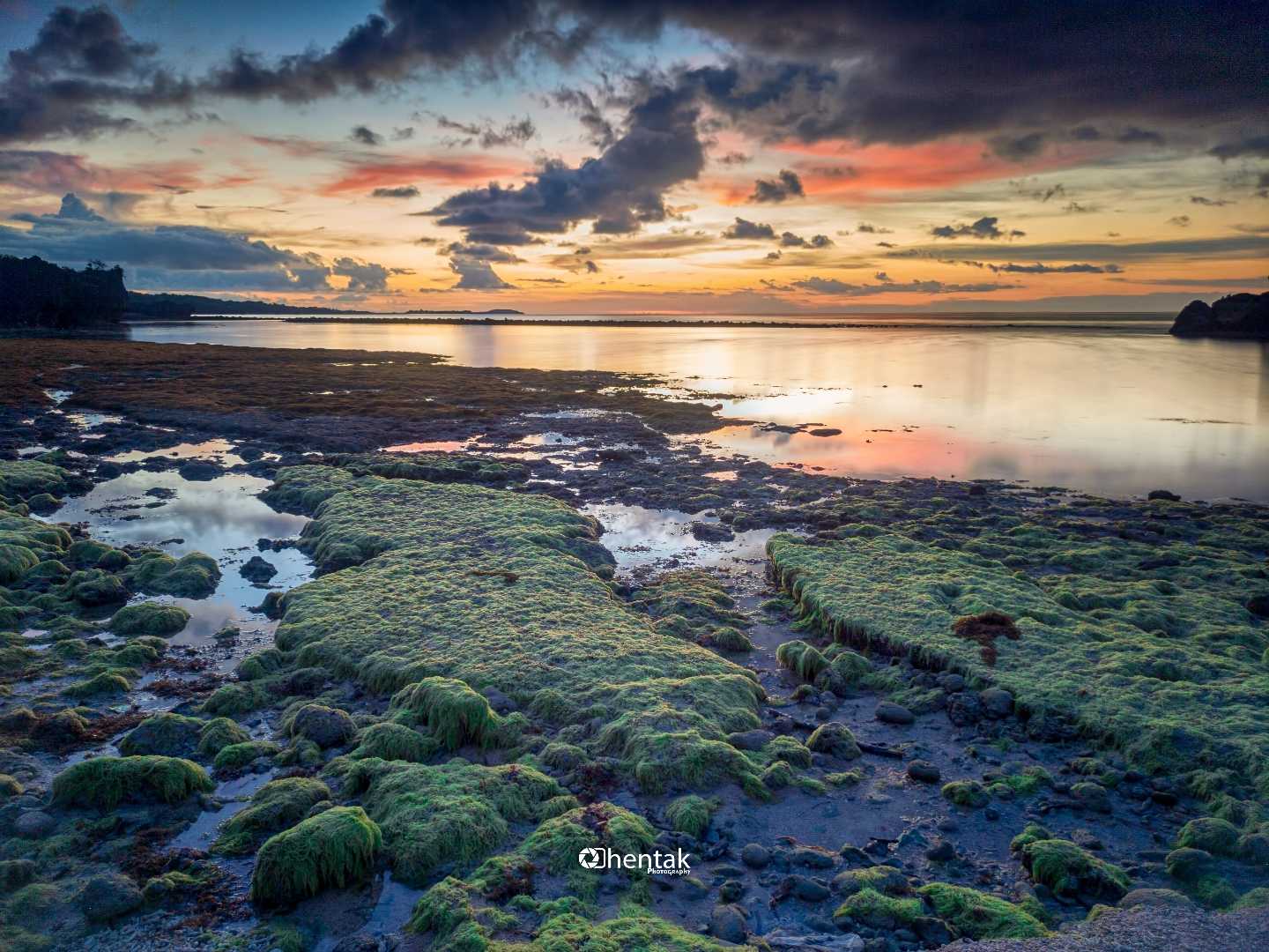 Sunset Pantai Tiang Bendera yang memukau