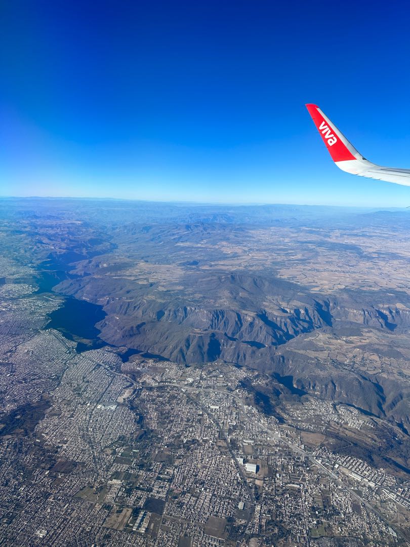 Guadalajara desde el avión