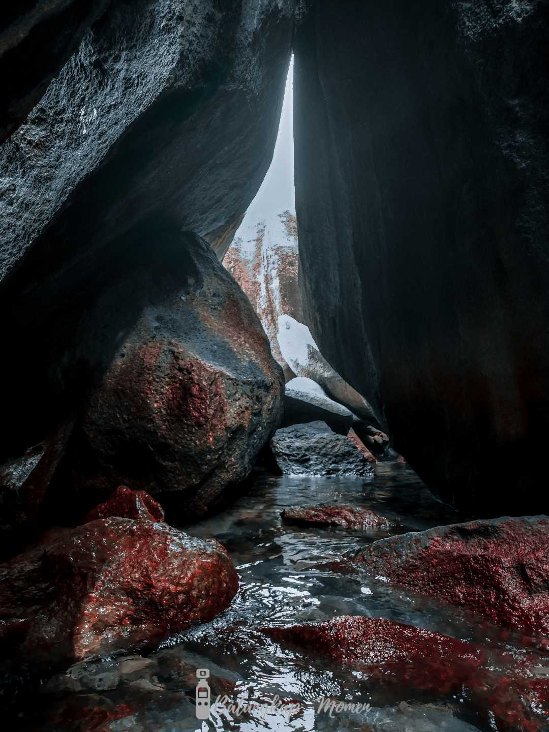 stone in the cave
