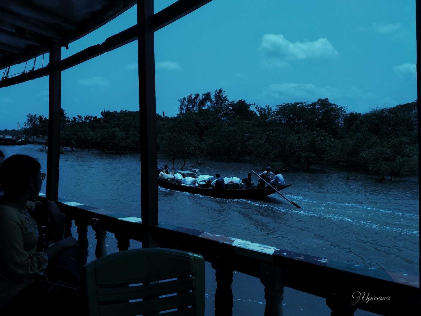 Fishing on Matla river