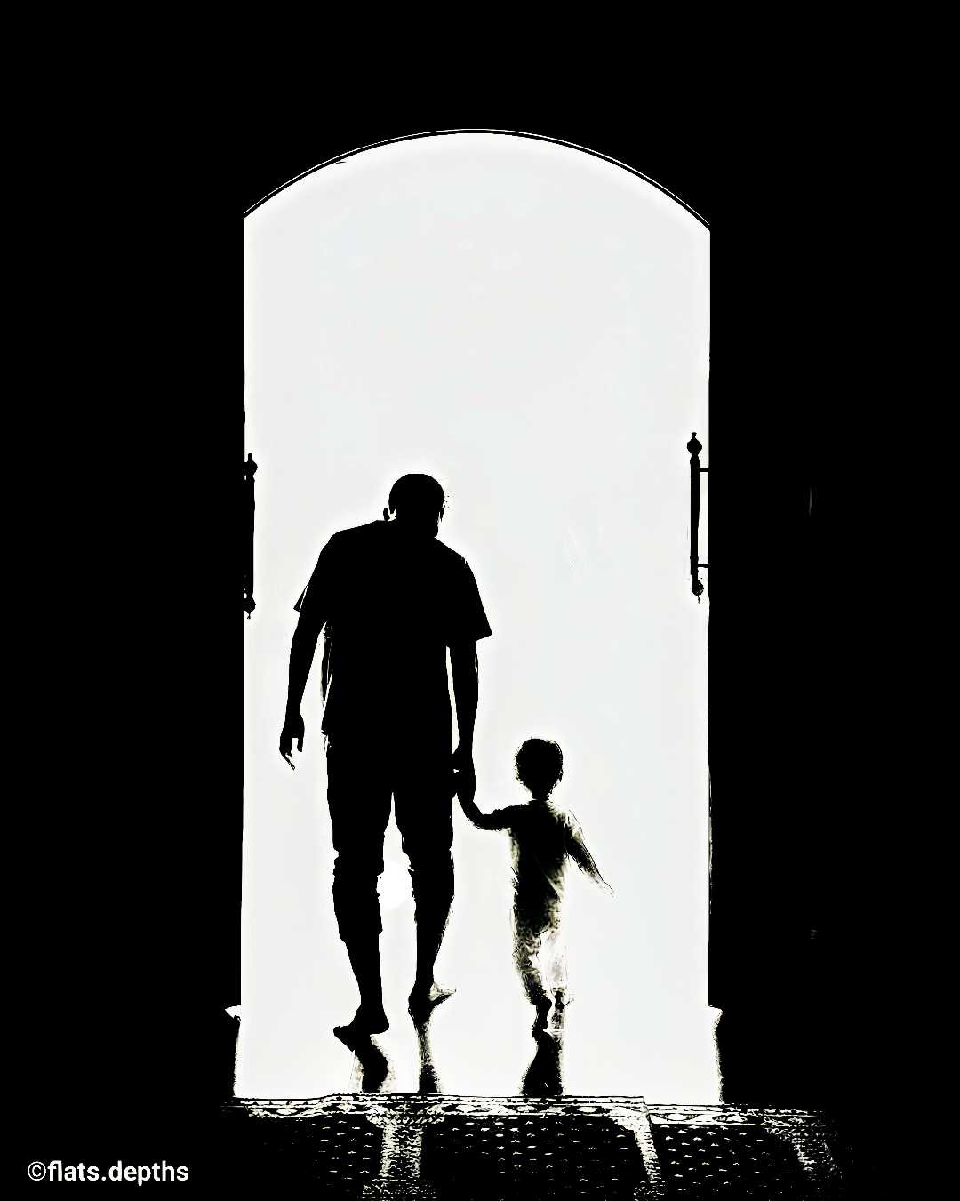 father and son 🤍😍