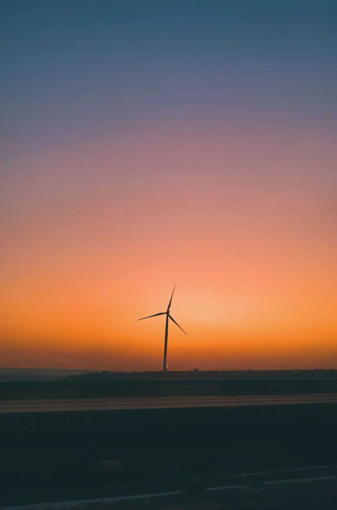 Sunset And Windmill ✨