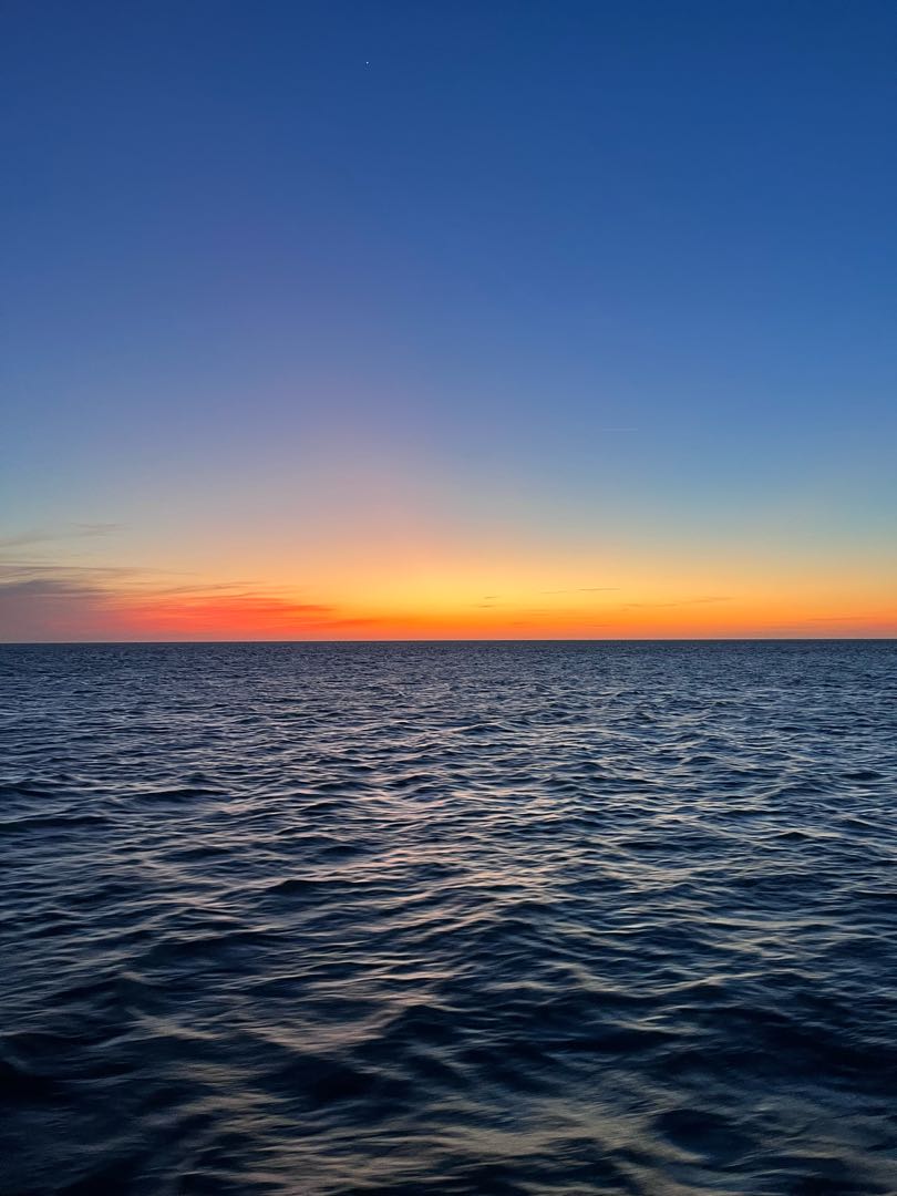 Atardecer desde el ferry