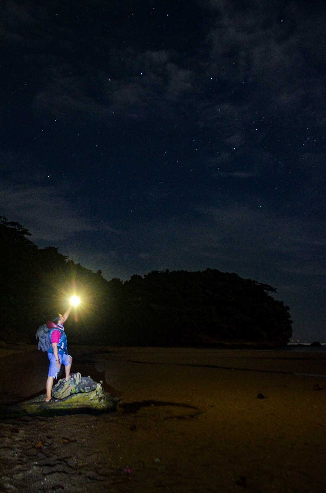 menangkap bintang