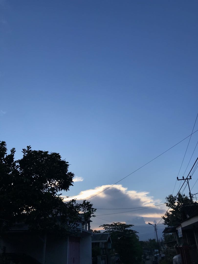 langit pada saat menjelang puasa🤩
