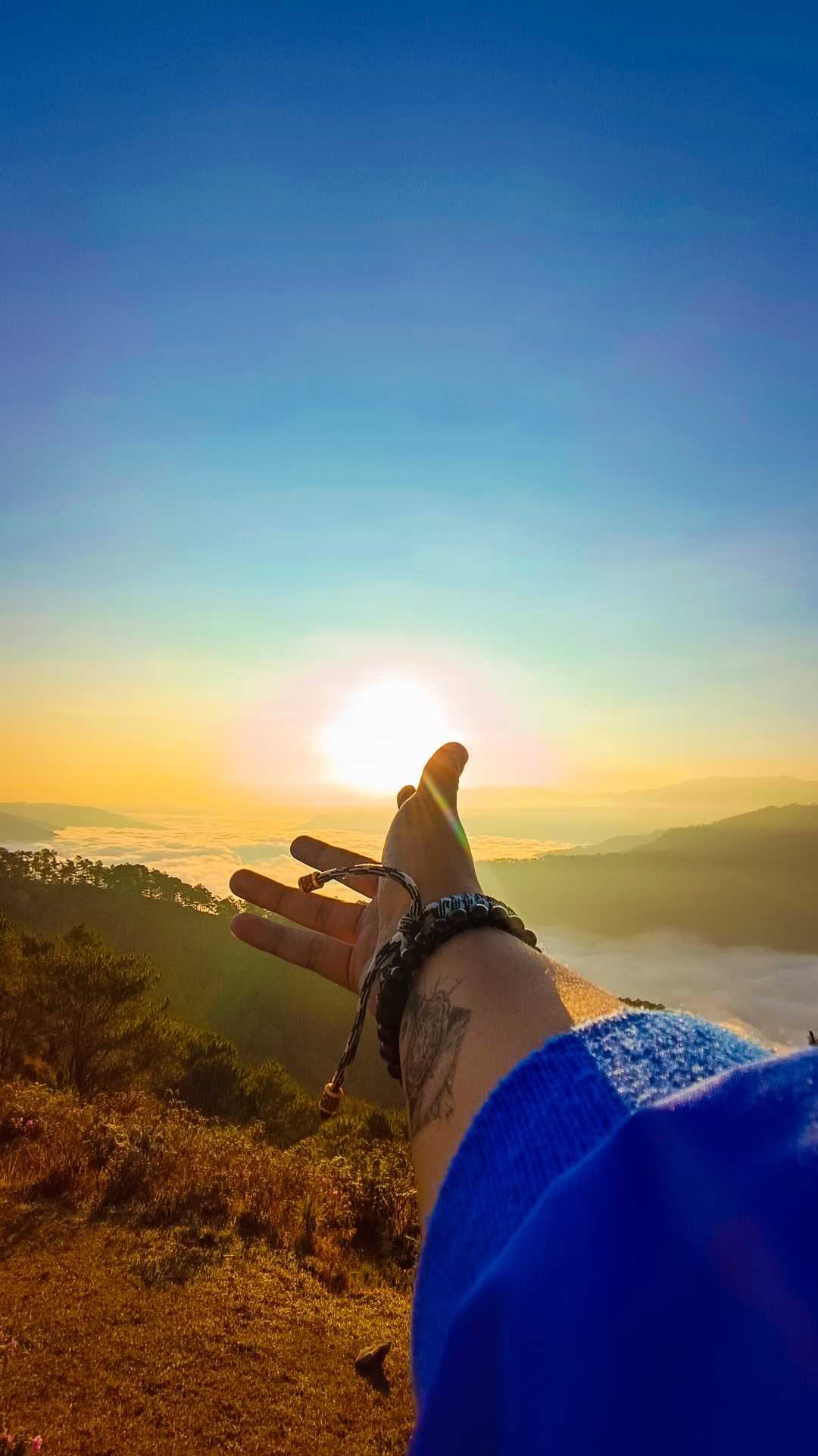 Sunrise at the top of Sagada