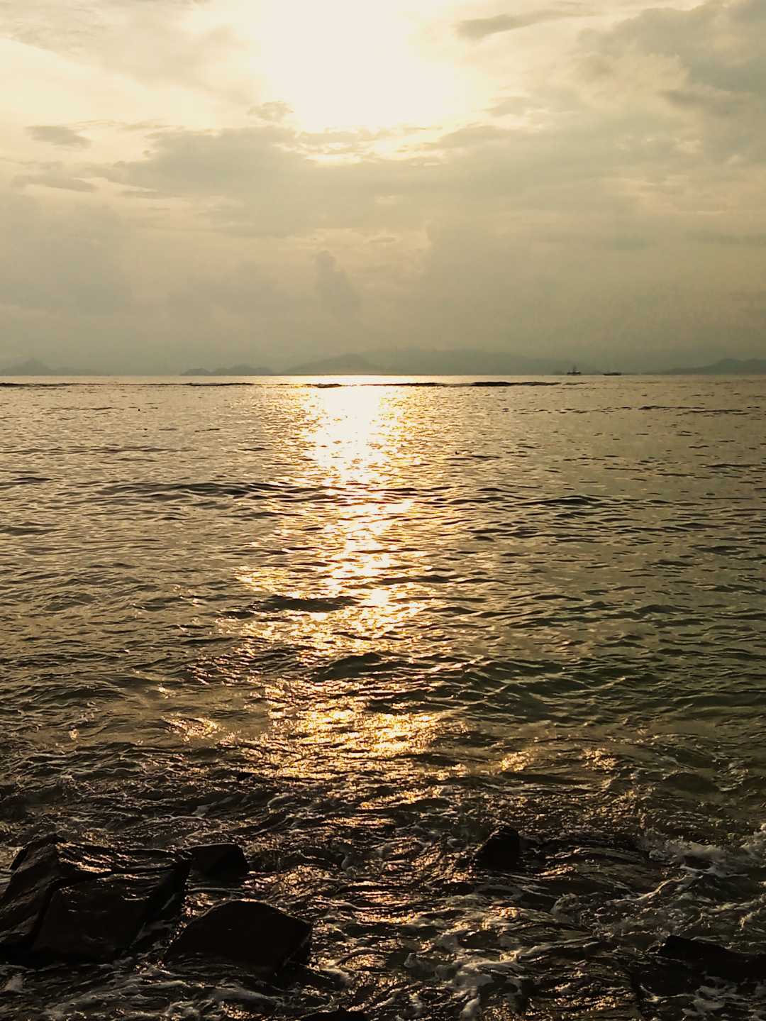 Senja di pantai sebalang