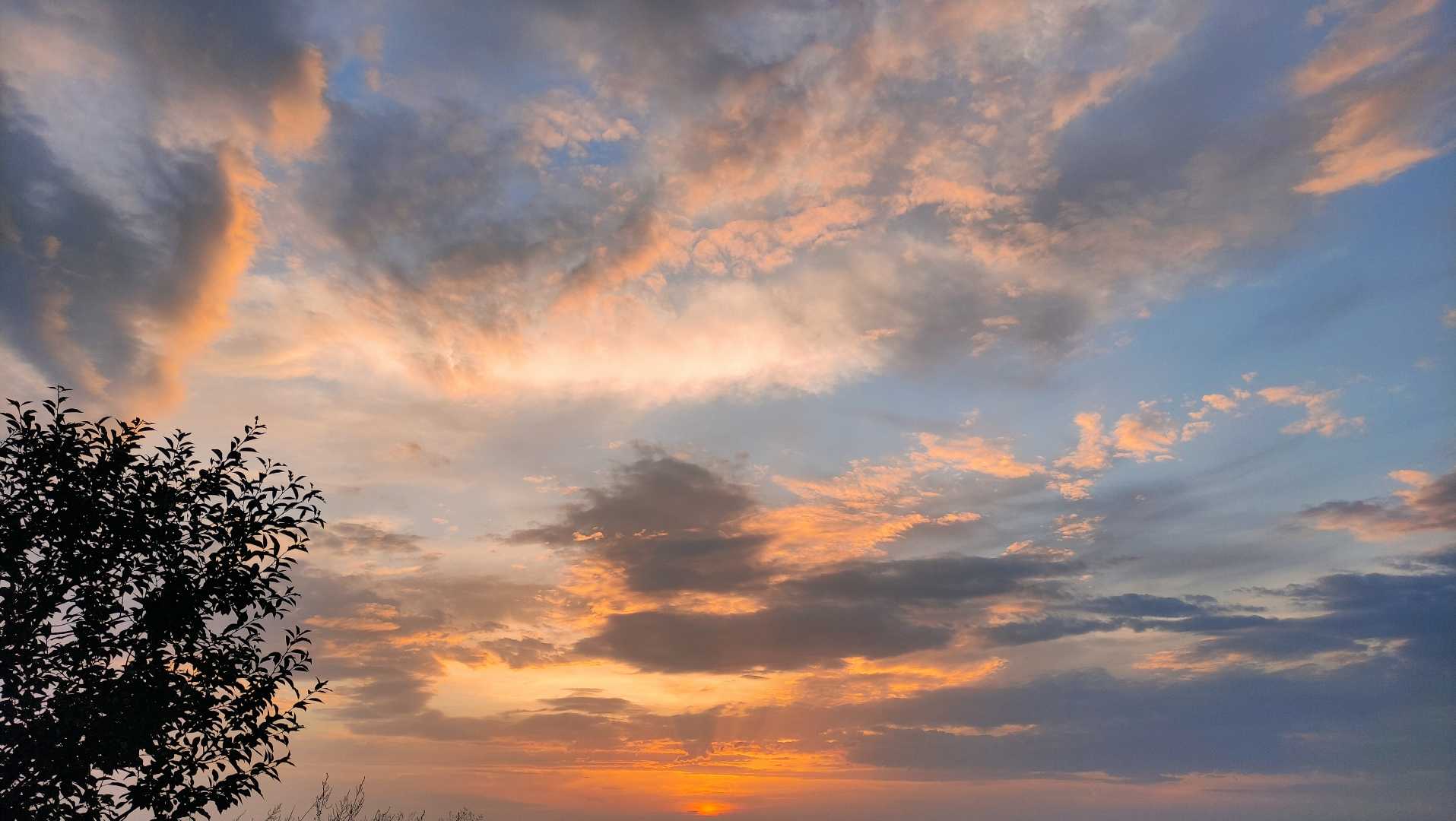Sunset sky