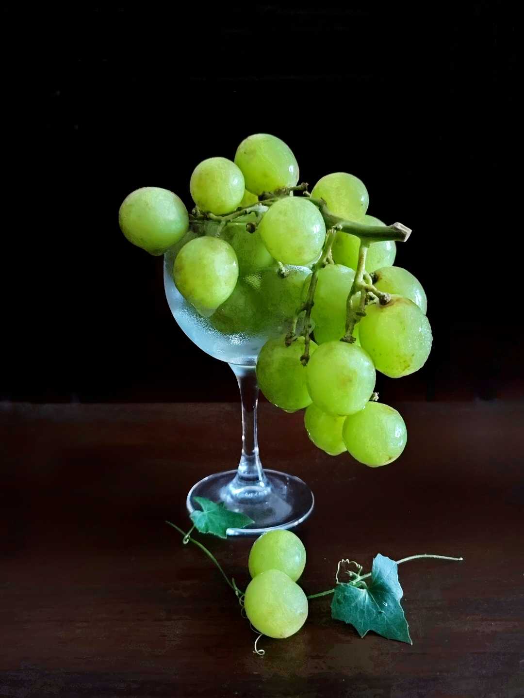 Buah anggur hijau tanpa biji
