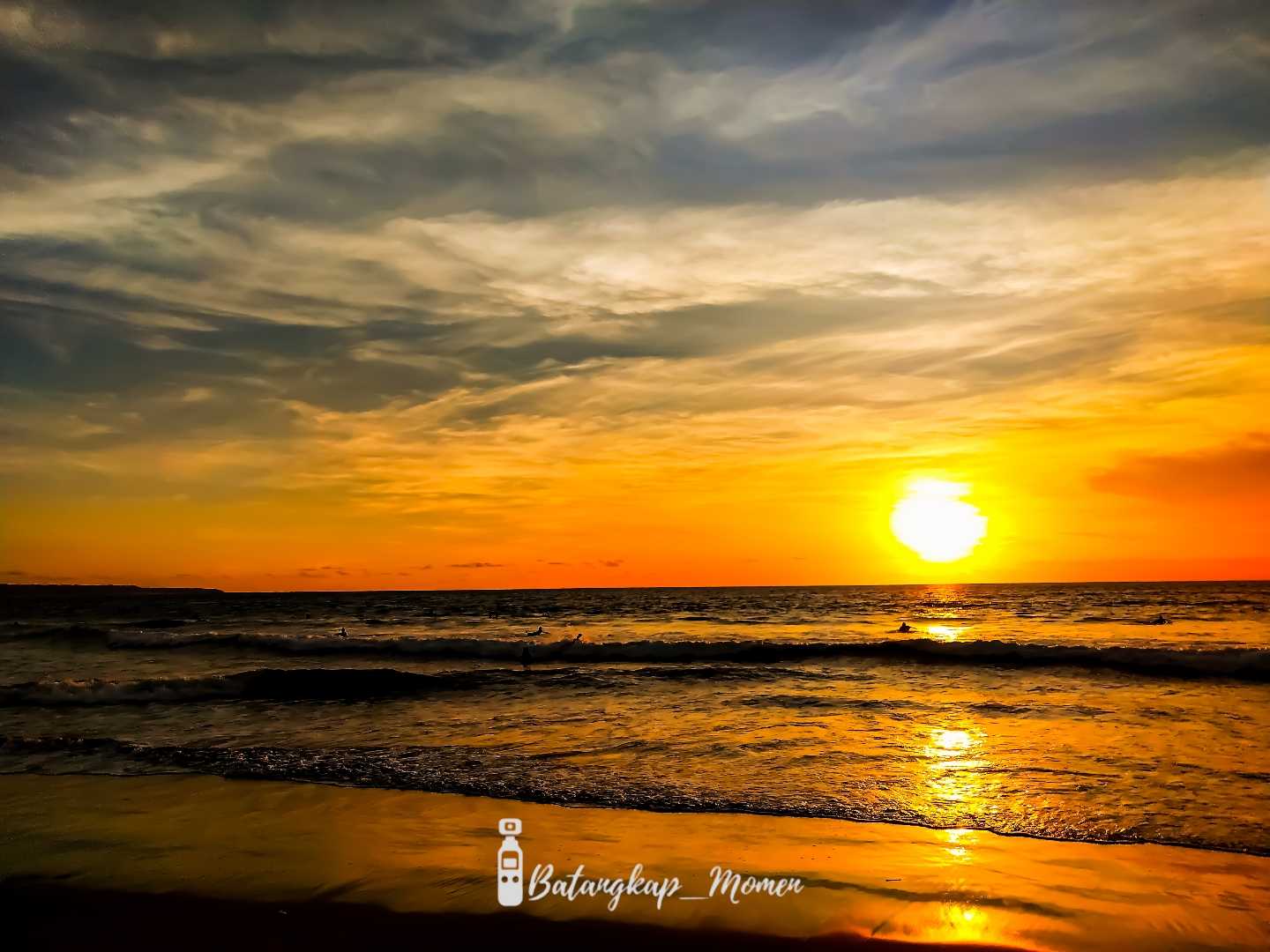 sunset at jimbaran