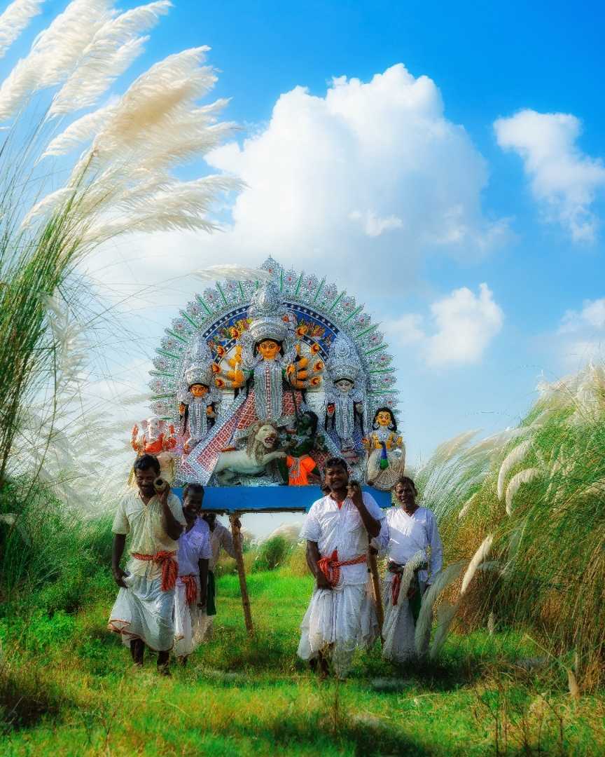 Arrival of Devi Durga