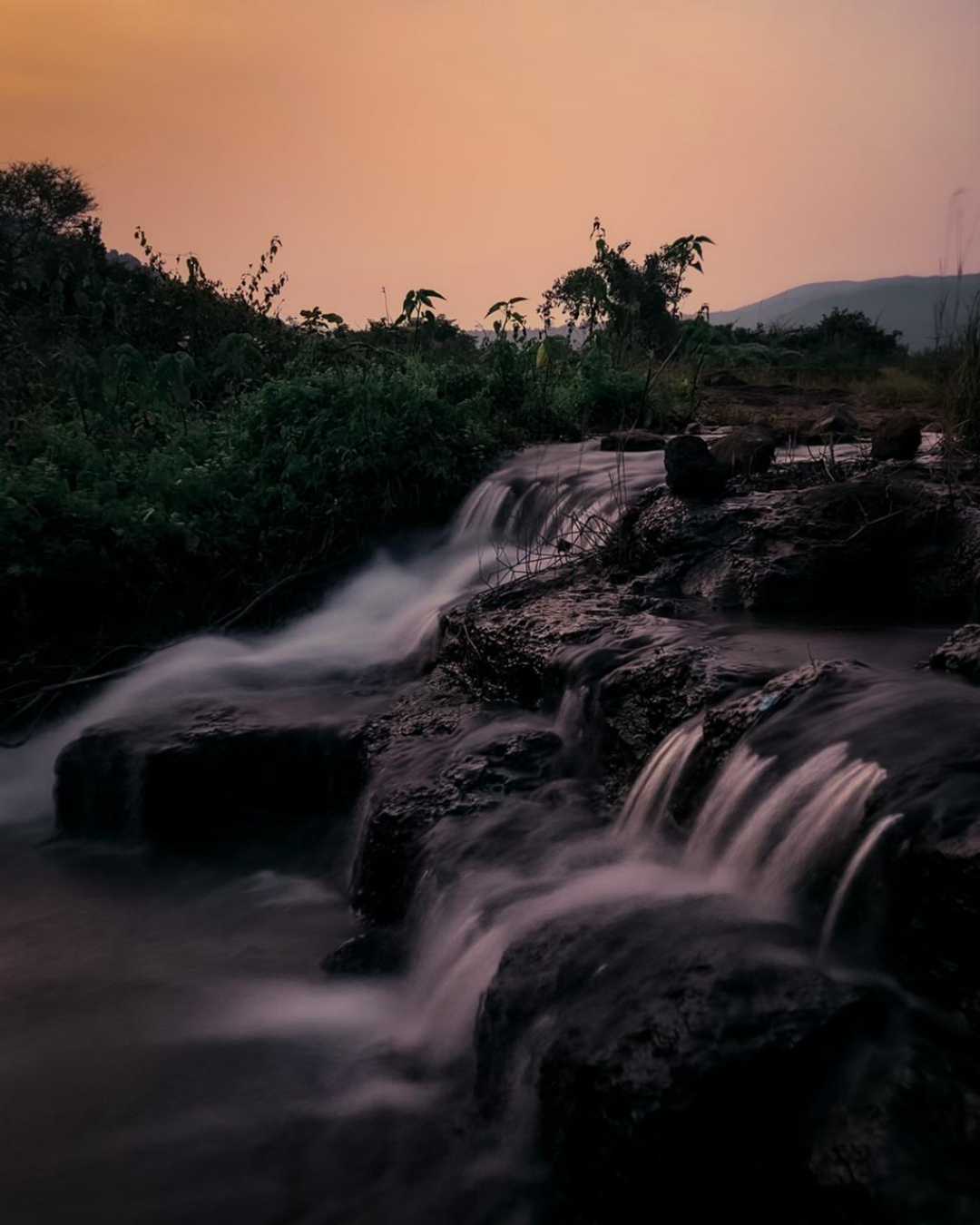 Flowing through the dense forest!!