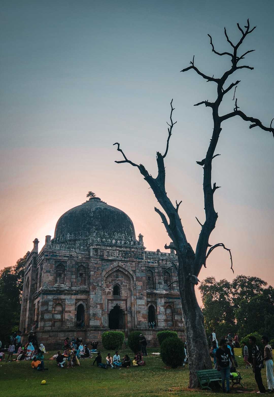 When architecture meets sunset