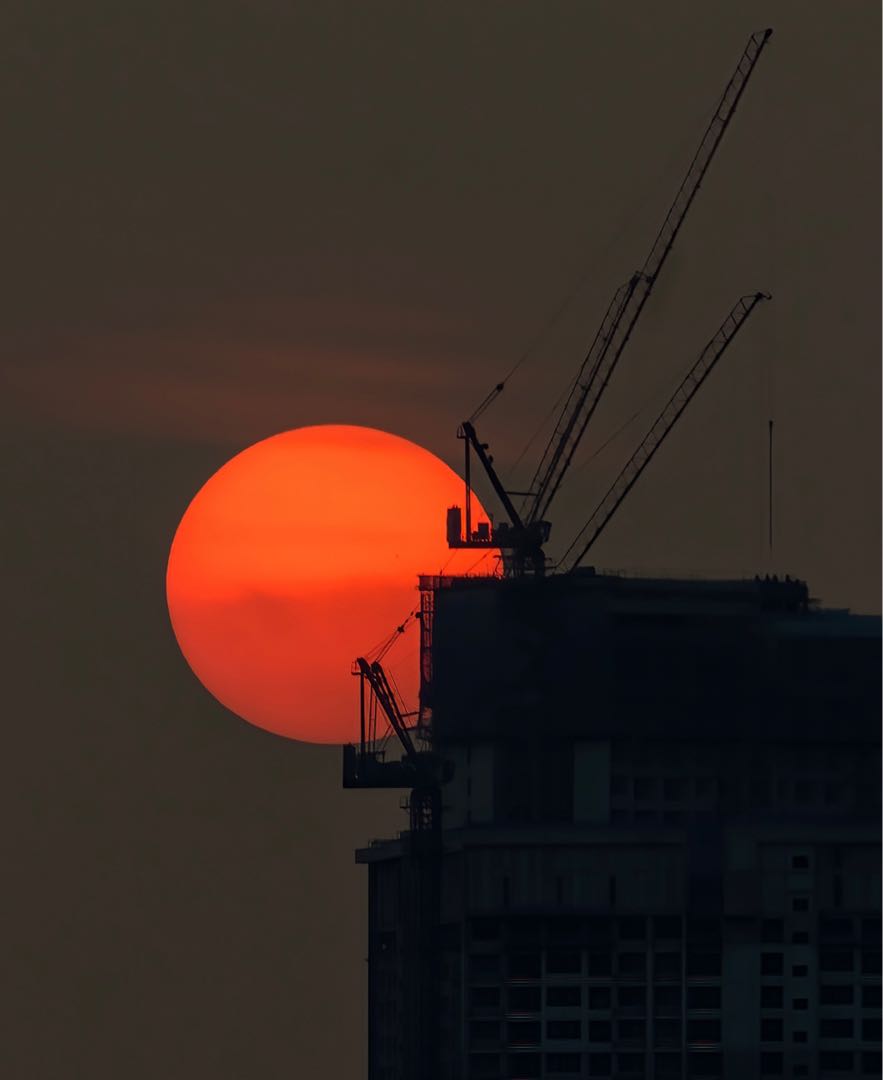 Urban sunset