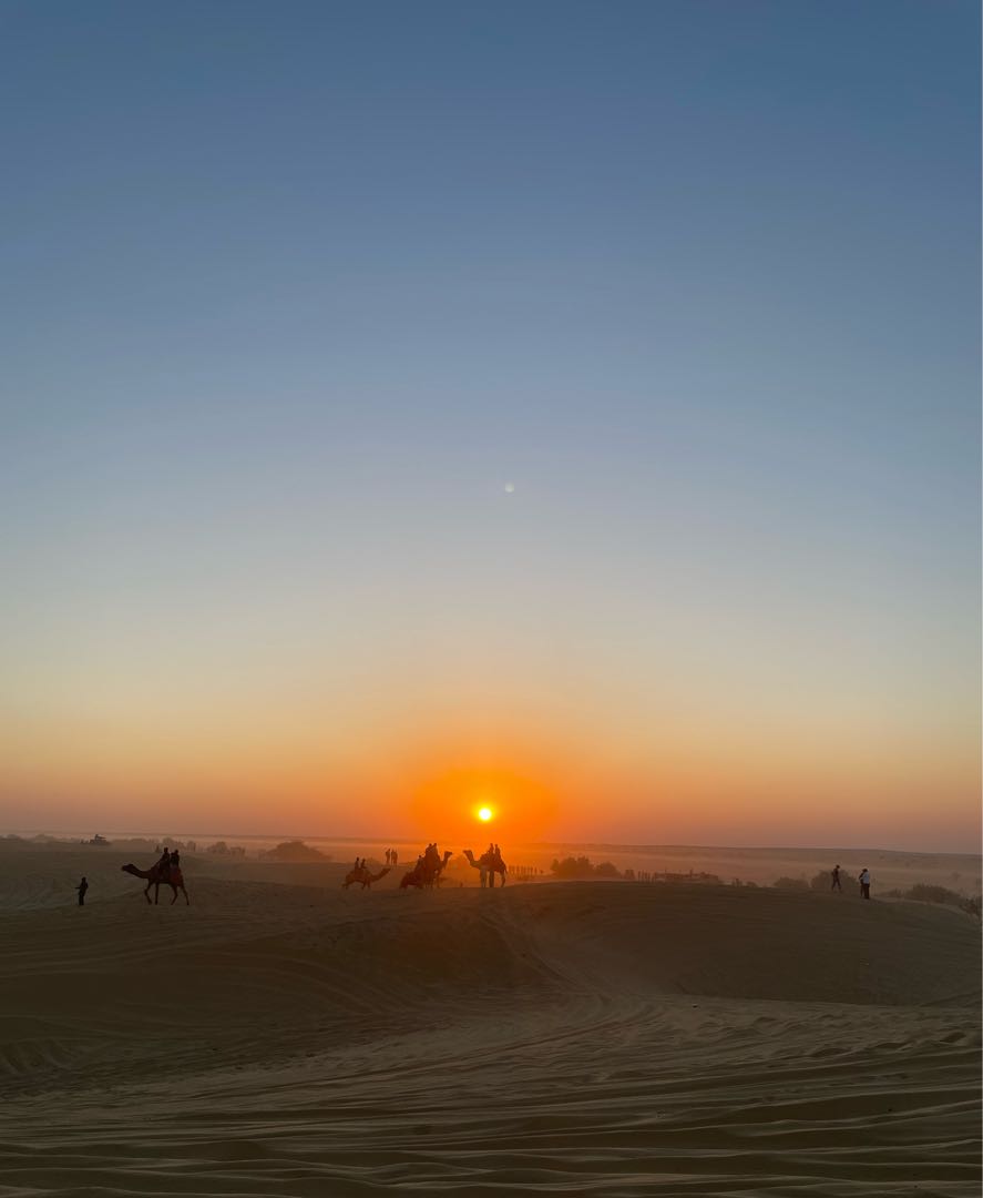 Beautiful Sunset from Sand Dunes