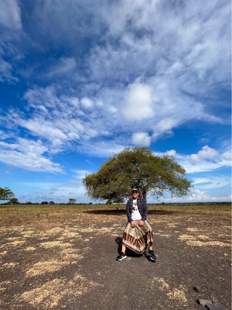 Santai sejenak di Savana bekol, TN Baluran