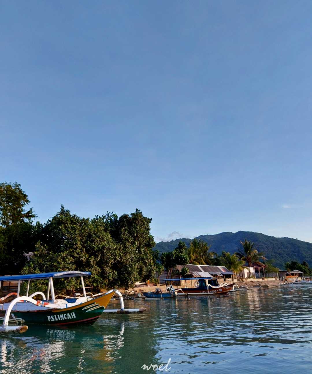 penyebrangan gili nanggu, gili kedis dan gili sudak