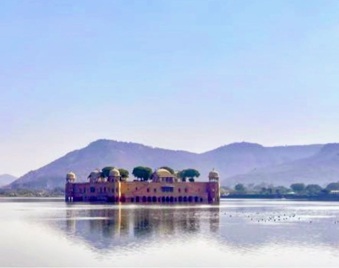 Palace in the middle of lake