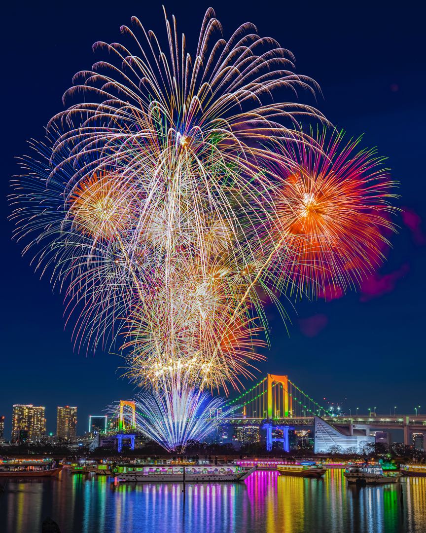 odaiba hanabi taikai✨🎆🎇