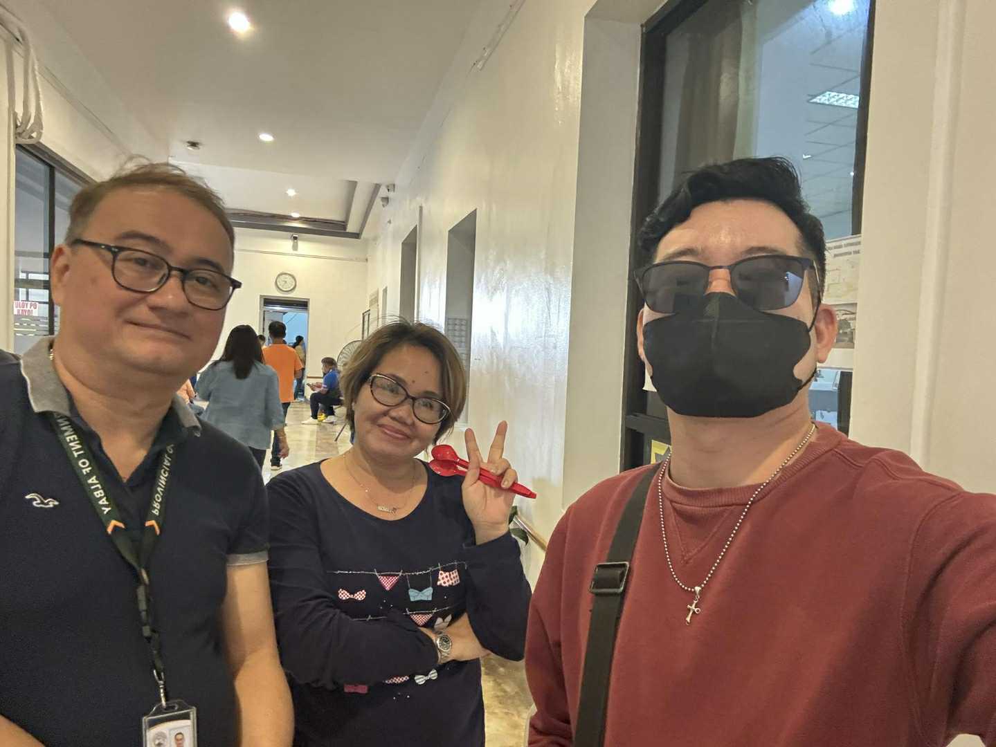with Bunso Benson the Popular Singing Host and Office Mate B