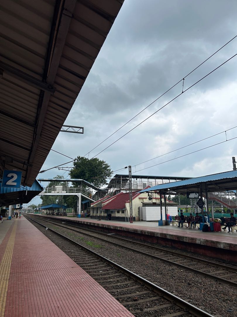 An Empty Rail Station