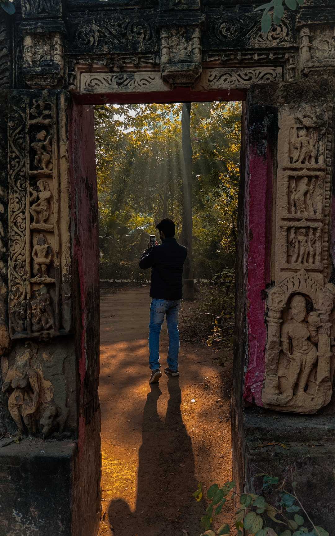 Lucknow zoo & ruined entrance