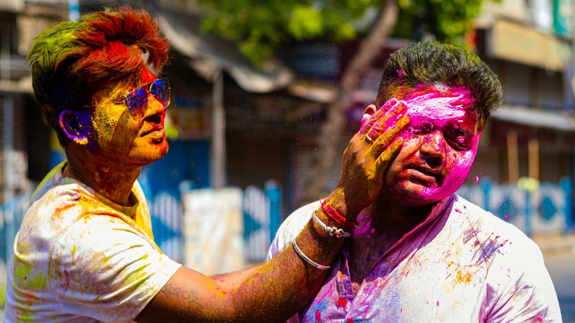 Festival of colours💛❤️💛❤️💛