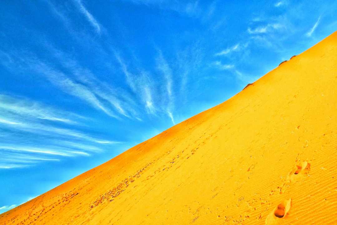 Las Dunas y el mar.