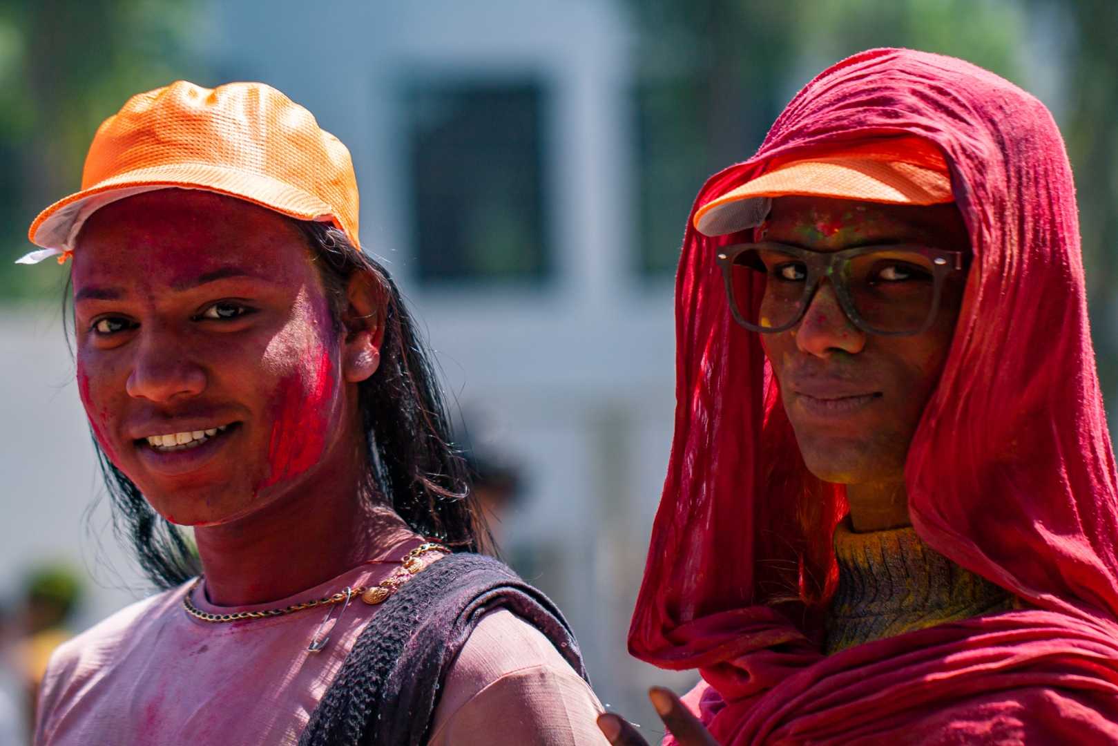Faces of colors
