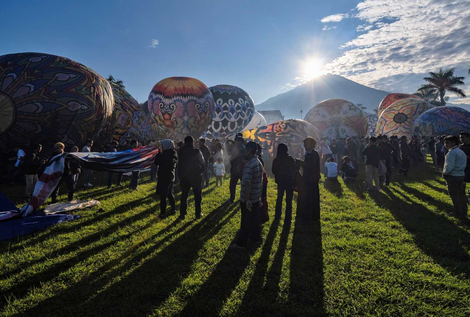 Wonosobo hot air balloon festival 2024