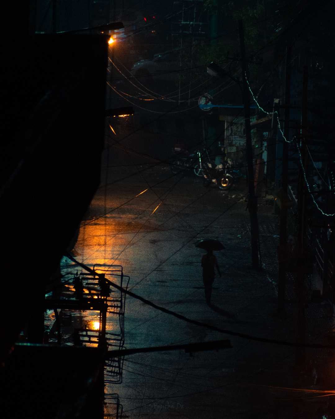 Rainy Street from Bengaluru