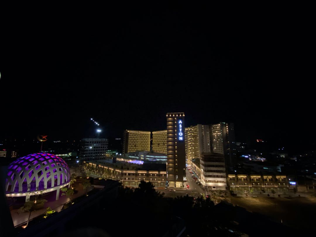 favehotel and aston hotel from jabal arafah tower 