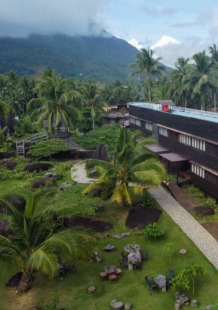 Natural atmosphere in Natuna Dive Resort