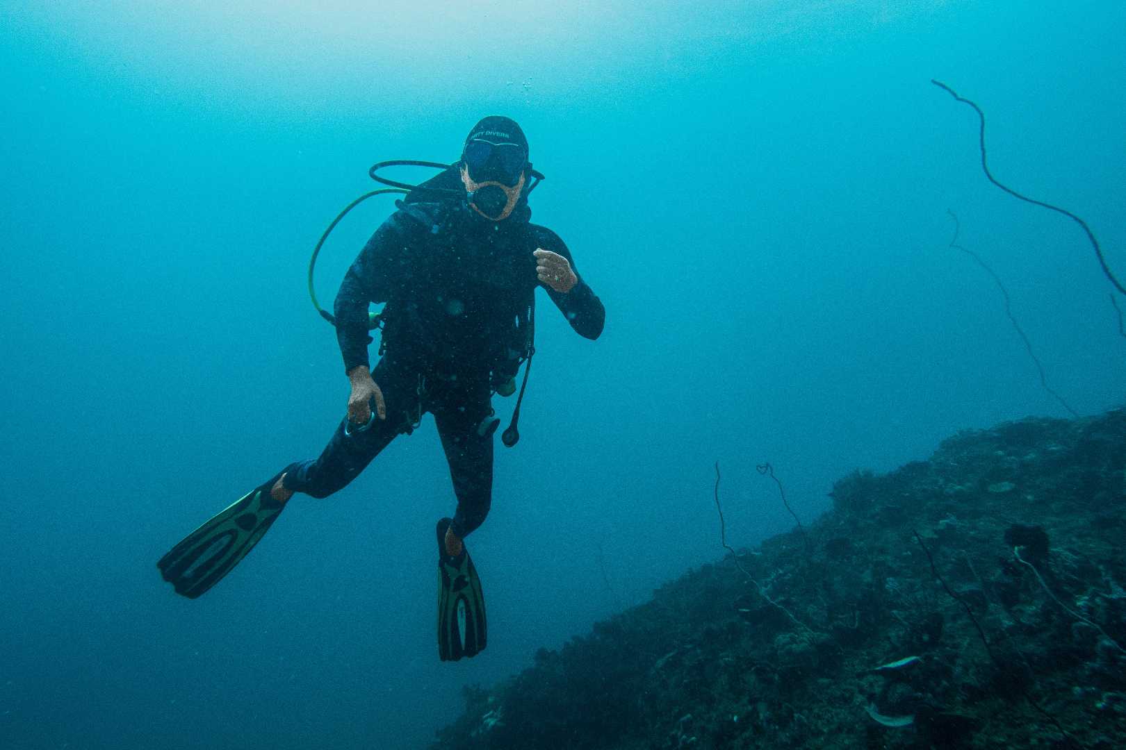 Happy Underwater