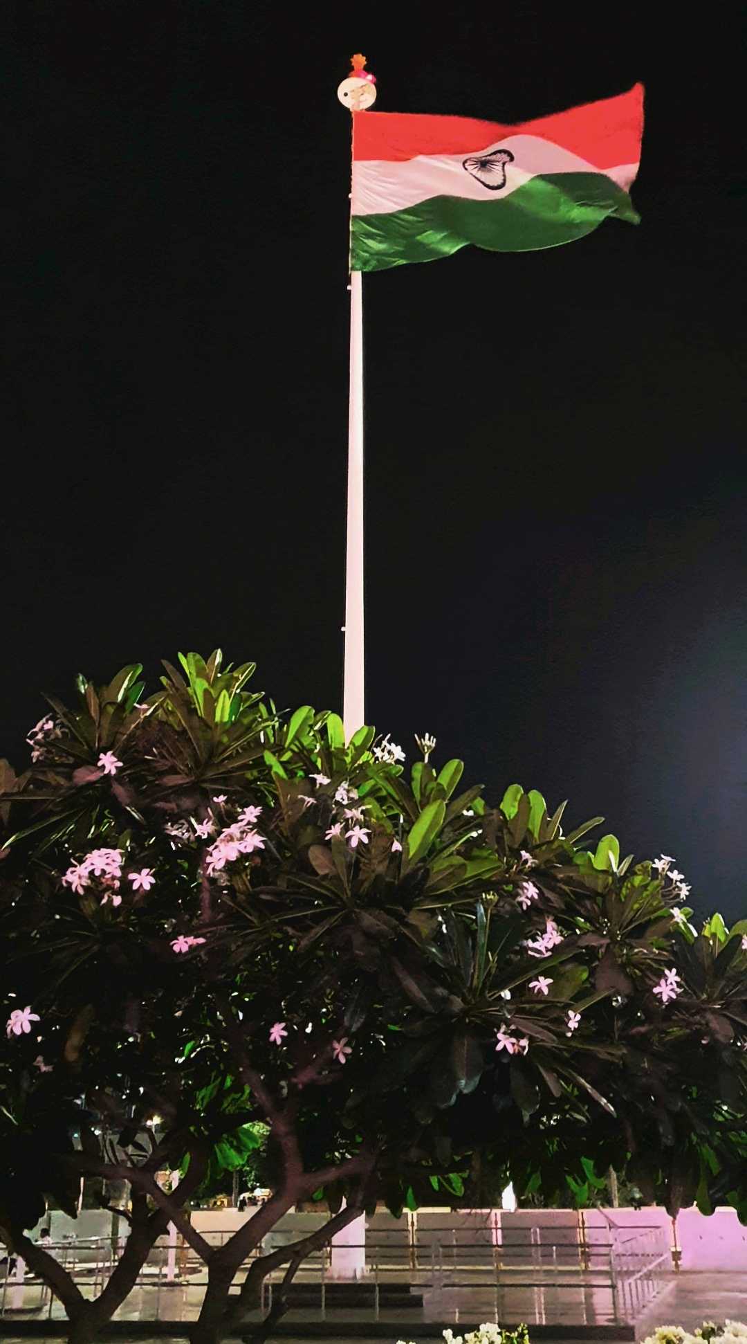 Indian Flag at Bengaluru International Airport 