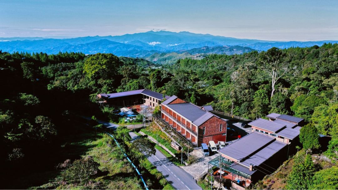 Drone view from Campsite: Komfy Kundasang, Sabah