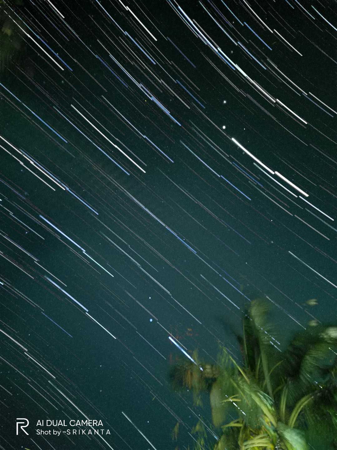 Star trail....