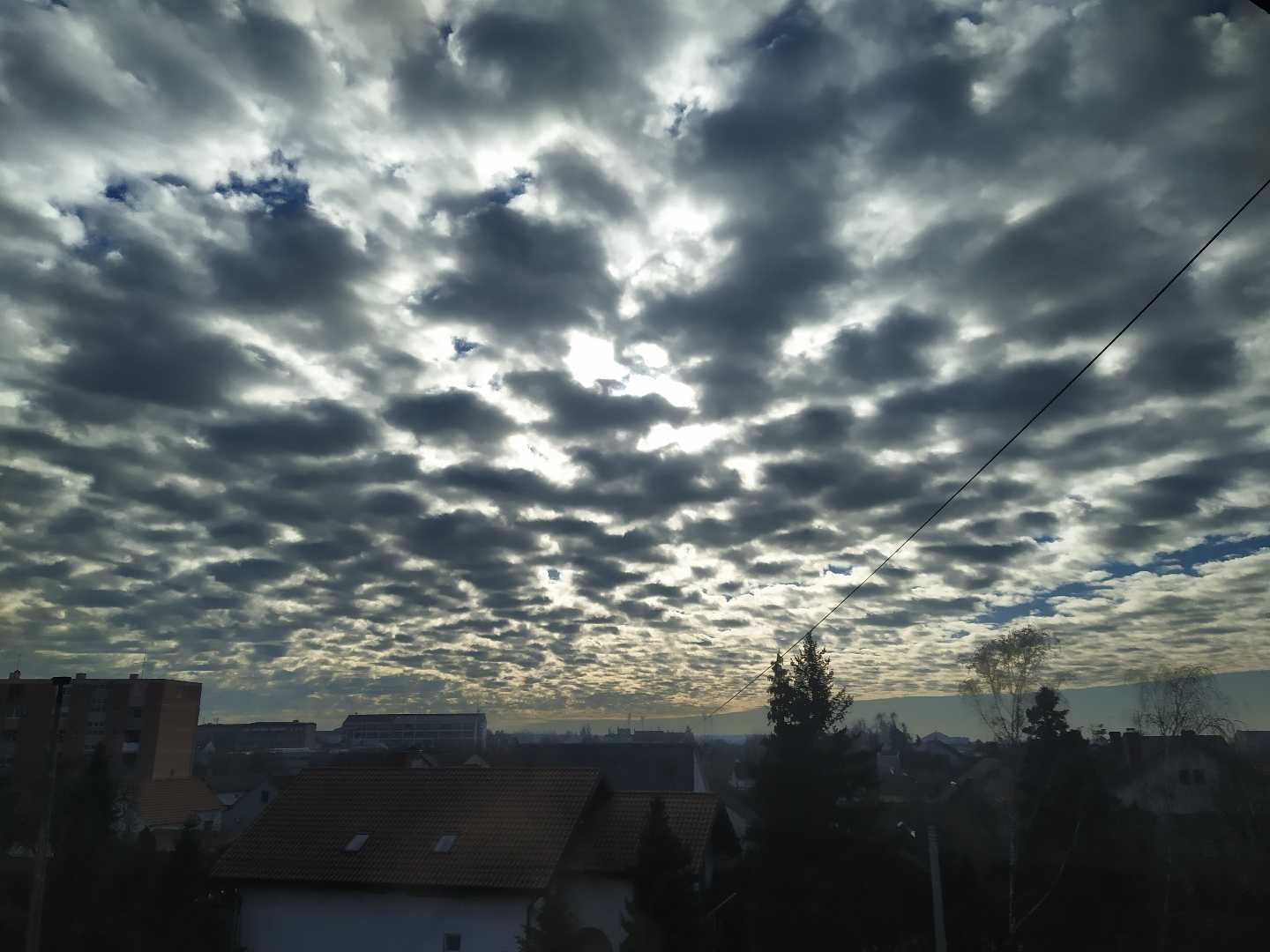 The sky was so wierd...